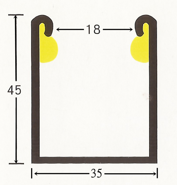 手拉消音邊柱(烤漆/白鐵) 2